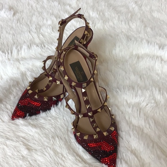 VALENTINO GARAVANI Camouflage Rockstud Pumps. - Picture 11 of 12